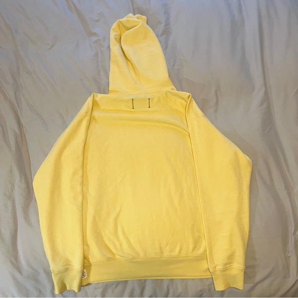Reigning Champ Mens Yellow Hoodie - Picture 2 of 5